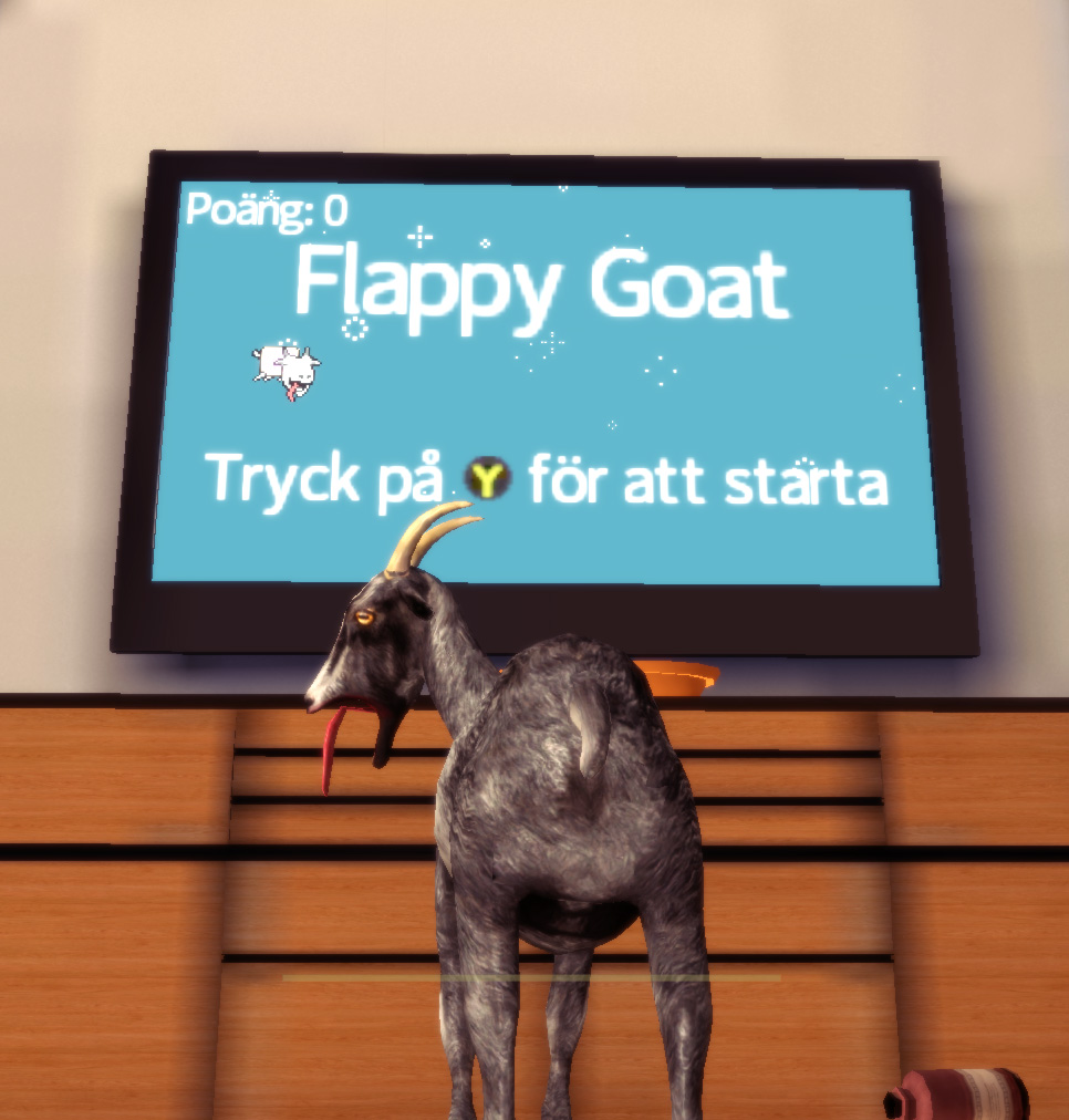 Goat Simulator screenshot Flappy Goat