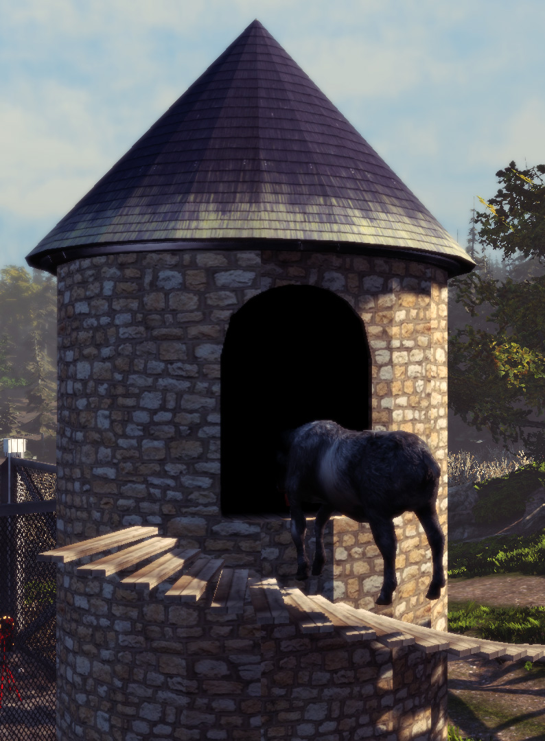 Goat Simulator screenshot Hello?