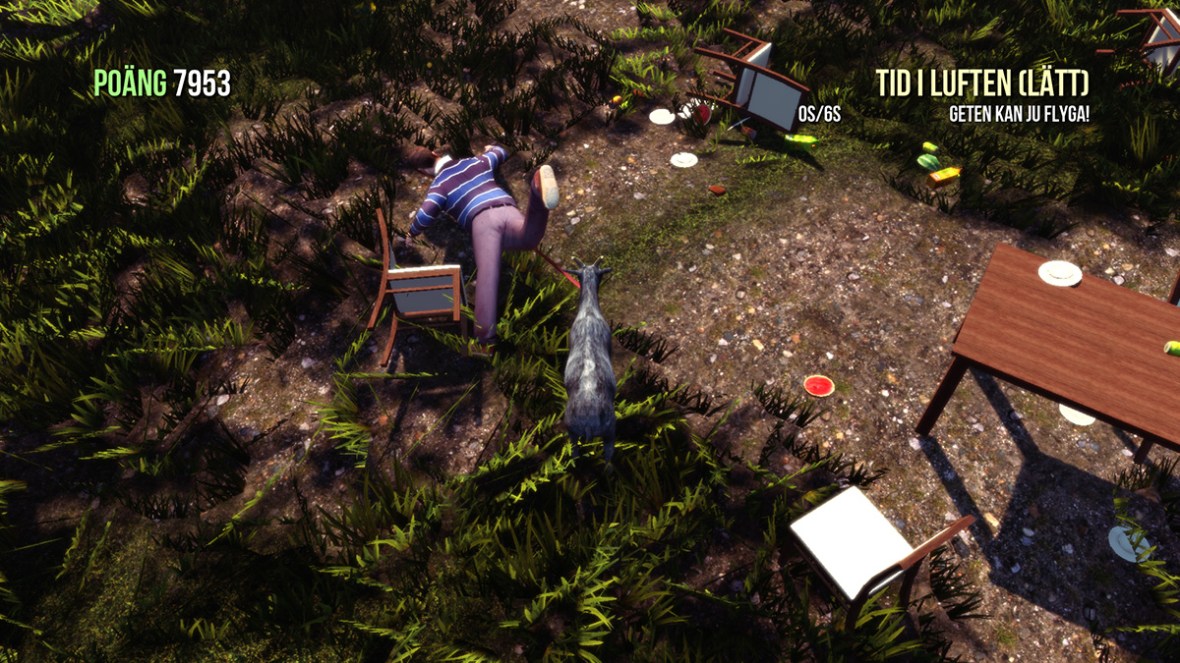 Goat Simulator screenshot I've got you!