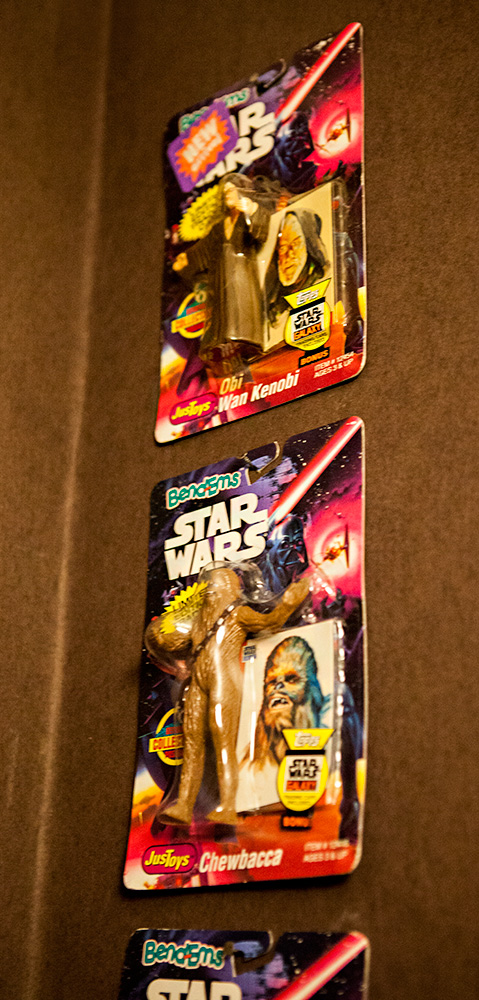 Star Wars Bend-Em toy Obi Wan Kenobi & Chewbacca