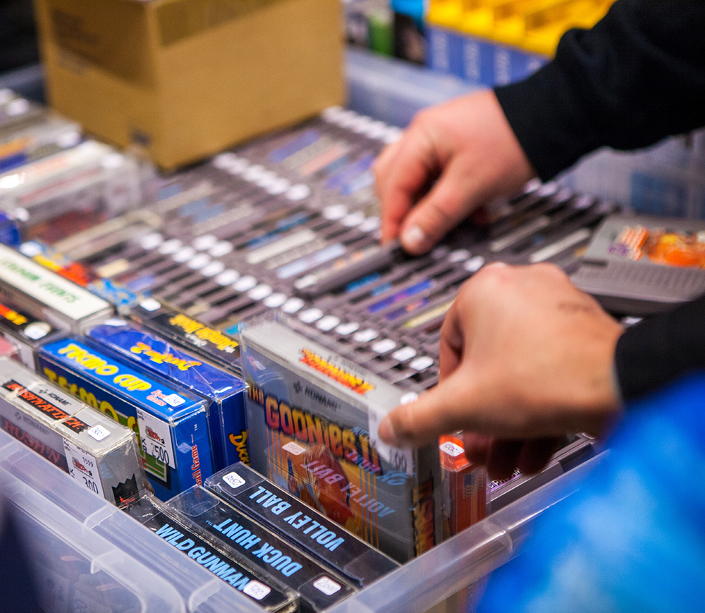 Buying at Retro Gathering