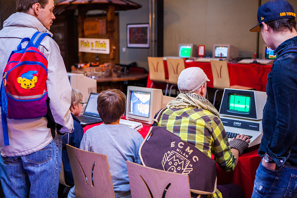 Car Race II on CBM at Retro Gathering