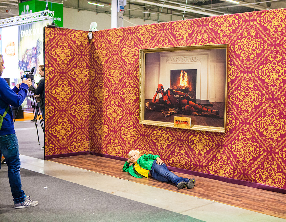 Deadpool Promotion at Comic Con Malmö 2015