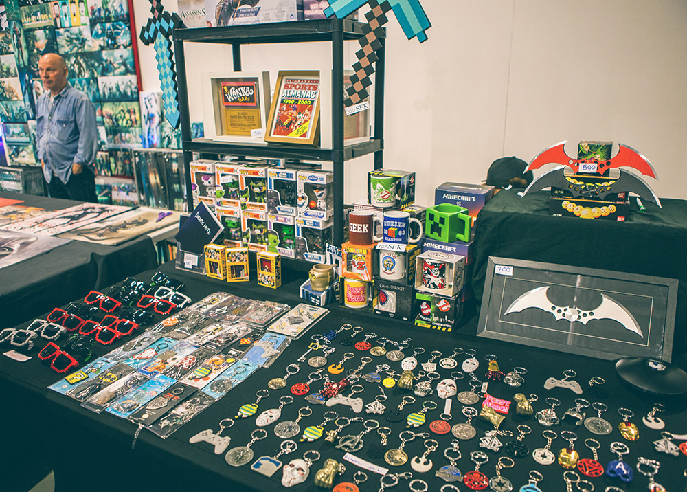 More merch at Comic Con Malmö 2015