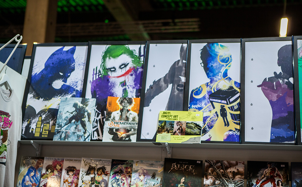 Batman paintings at Comic Con Malmö 2015