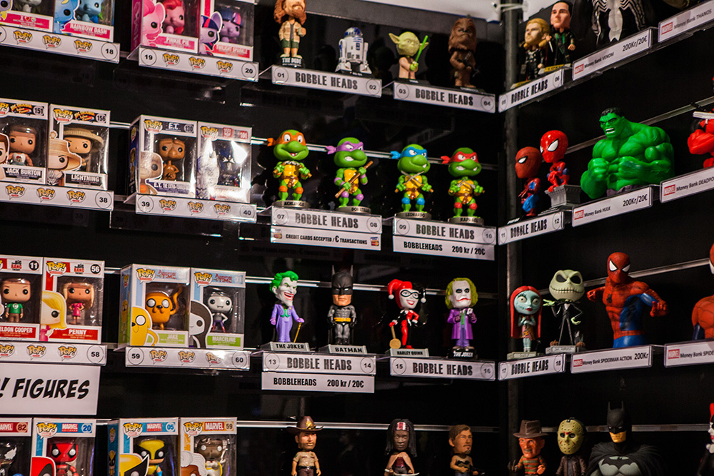 Pop! Vinyls and Bobble Heads at Comic Con Malmö 2015