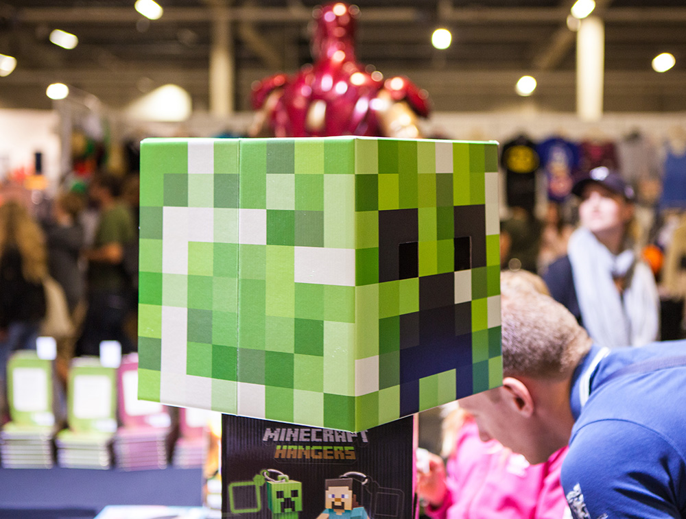 Minecraft Creeper at Comic Con Malmö 2015