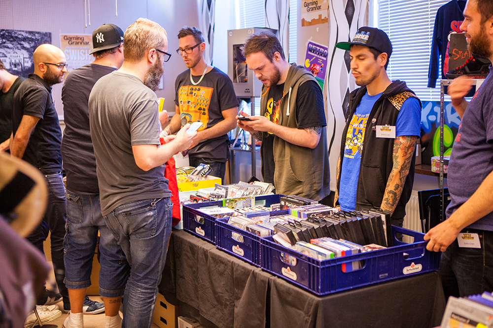 Selling stuff at Retro Gathering