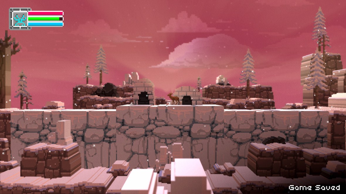The Deer God Screenshot - Progress Statue