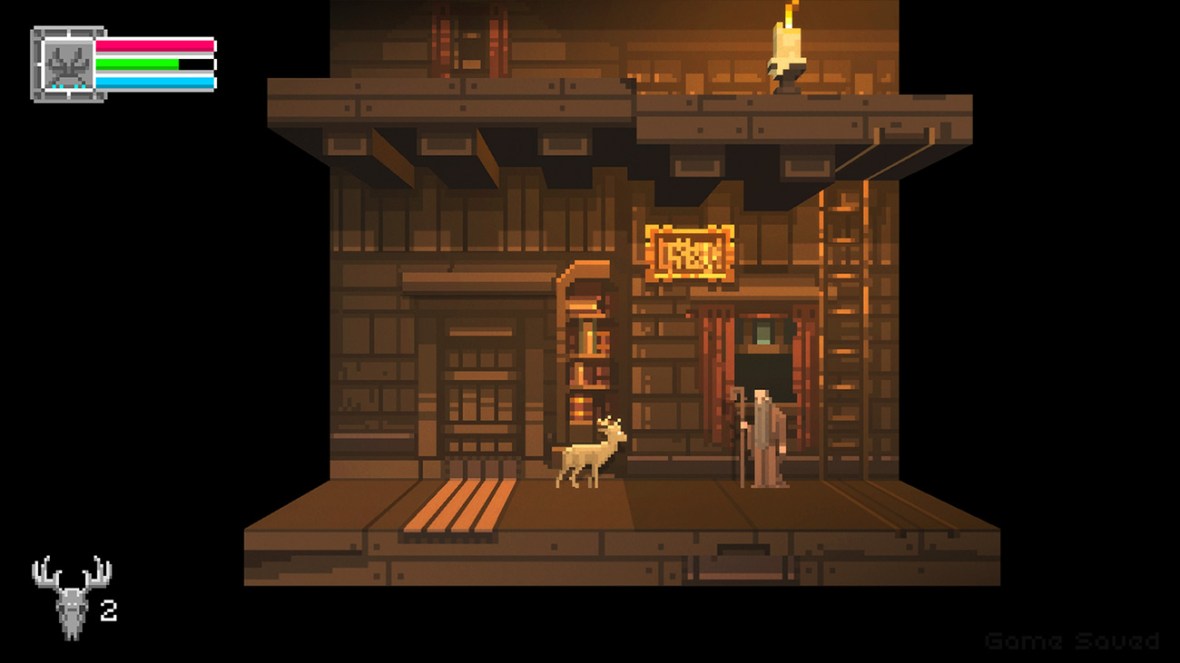 The Deer God Screenshot - Old man's house
