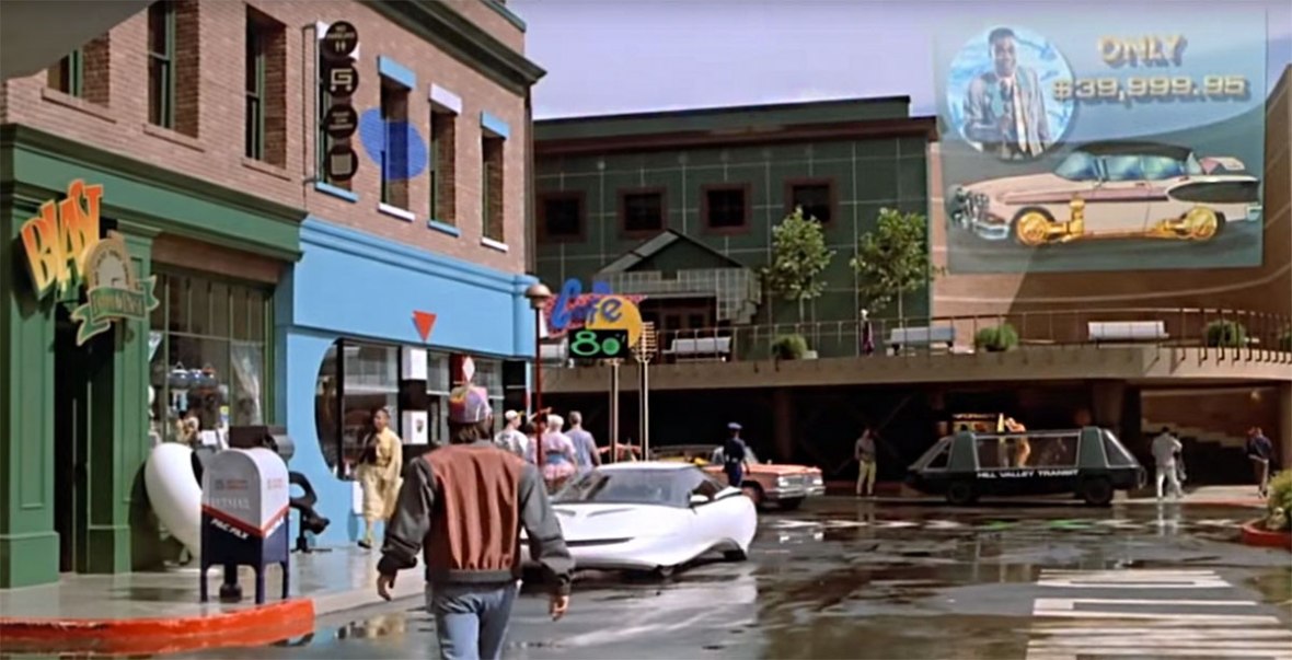 Back to the Future Day - screenshot from movie
