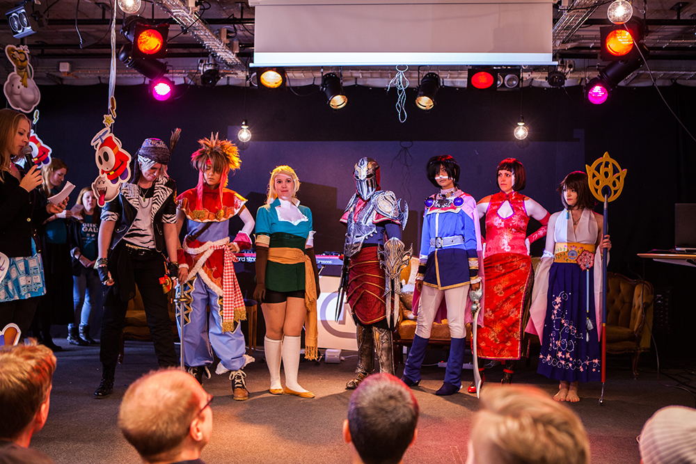 Cosplayers at Retrospelsfestivalen 2015