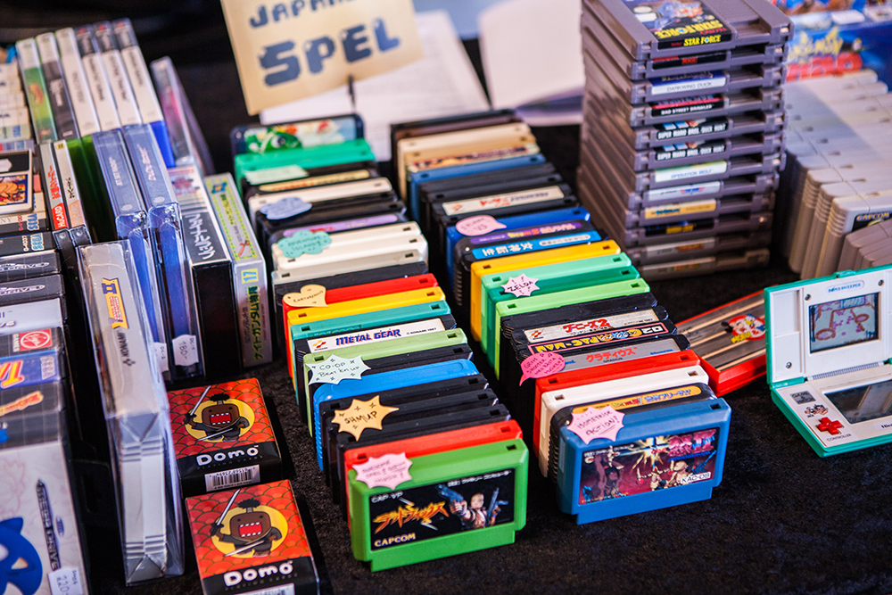 Famicom games at Retrospelsfestivalen 2015