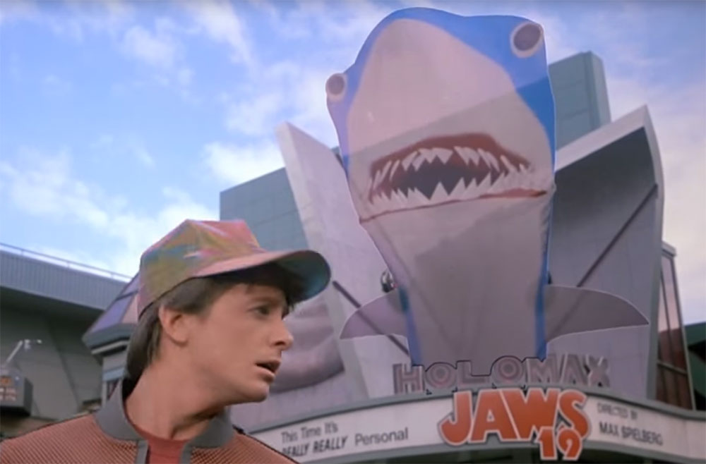 Back to the Future Day - screenshot from movie