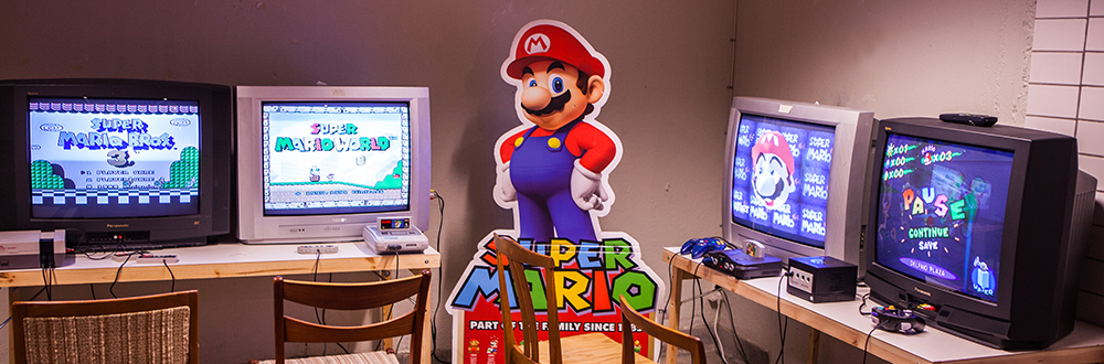 Mario at Retrospelsfestivalen 2015