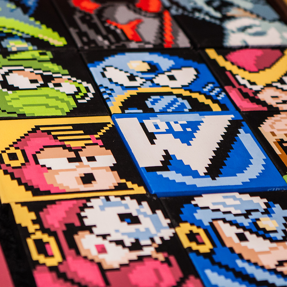 Megaman paintings
