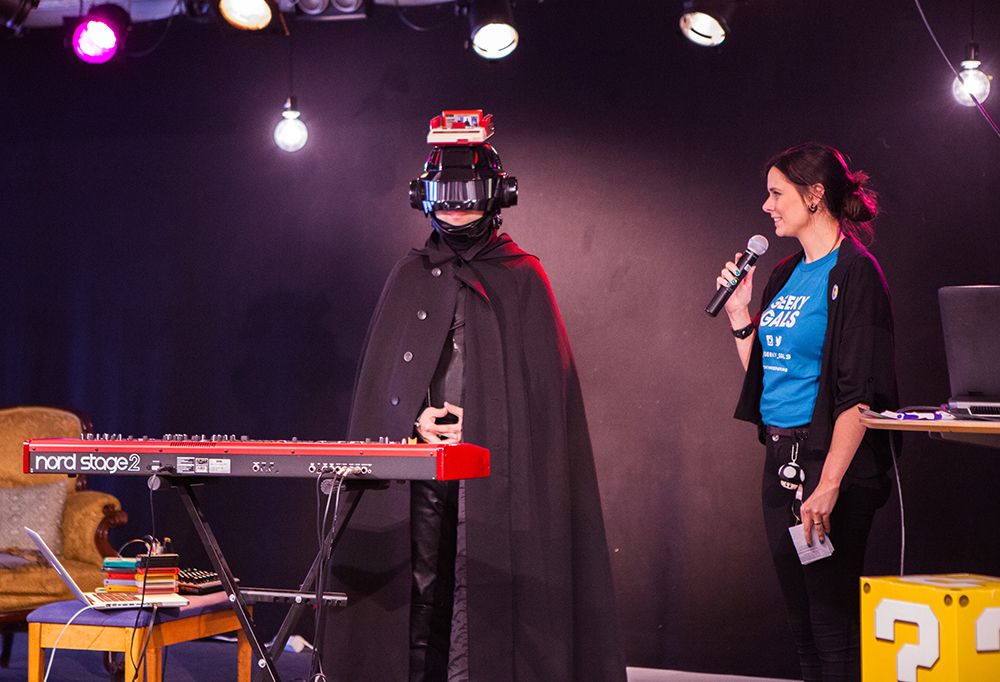Professor Sakamoto at Retrospelsfestivalen 2015