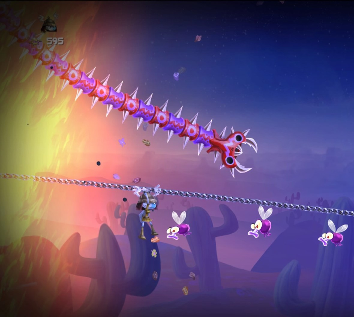 Rayman Legends PS4 Screenshot - Slide!