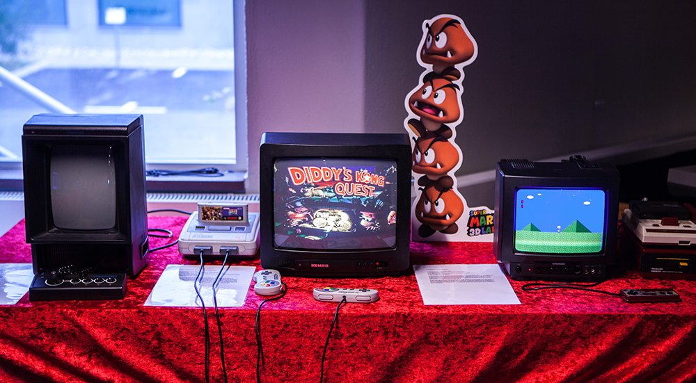 Retrospelsfestivalen 2015 gaming setup