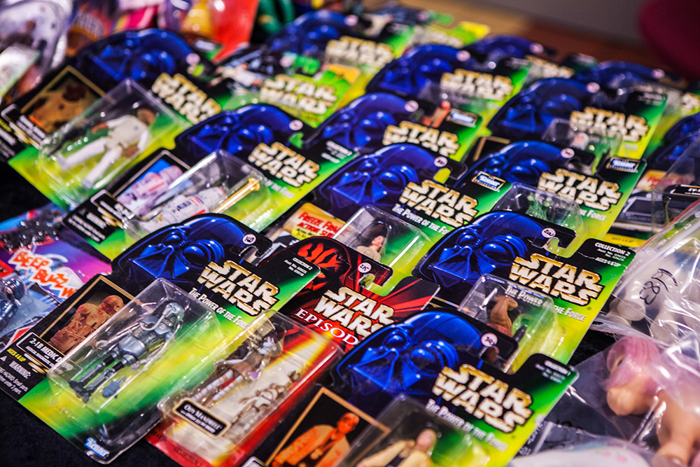 Star Wars toys at Retrospelsfestivalen 2015