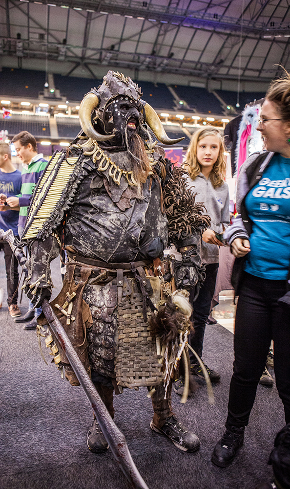 Scary cosplayer - ComicCon Gamex 2015