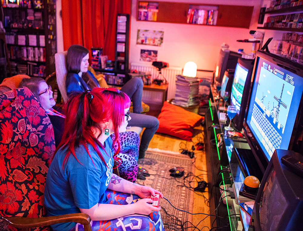 Geeky Gals Gathering gaming time