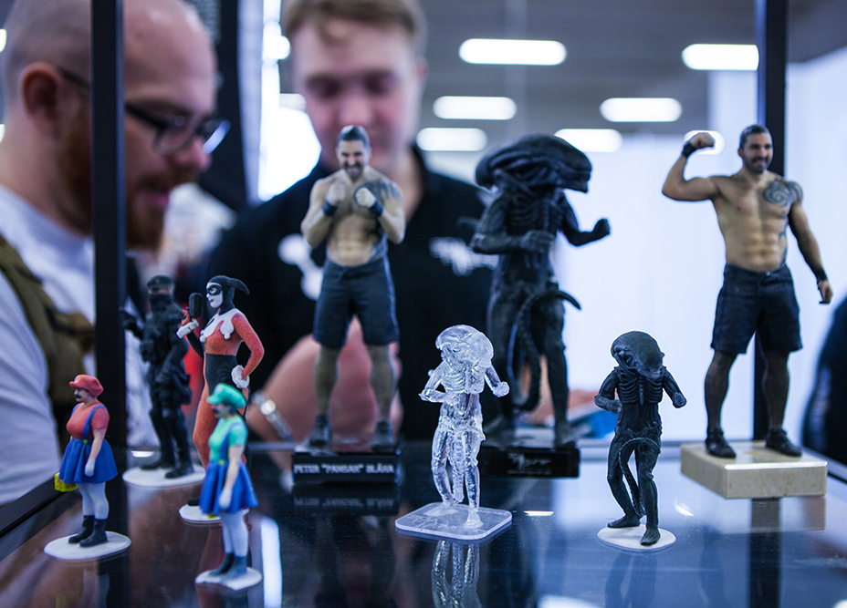 3D printed models at Sci-Fi World