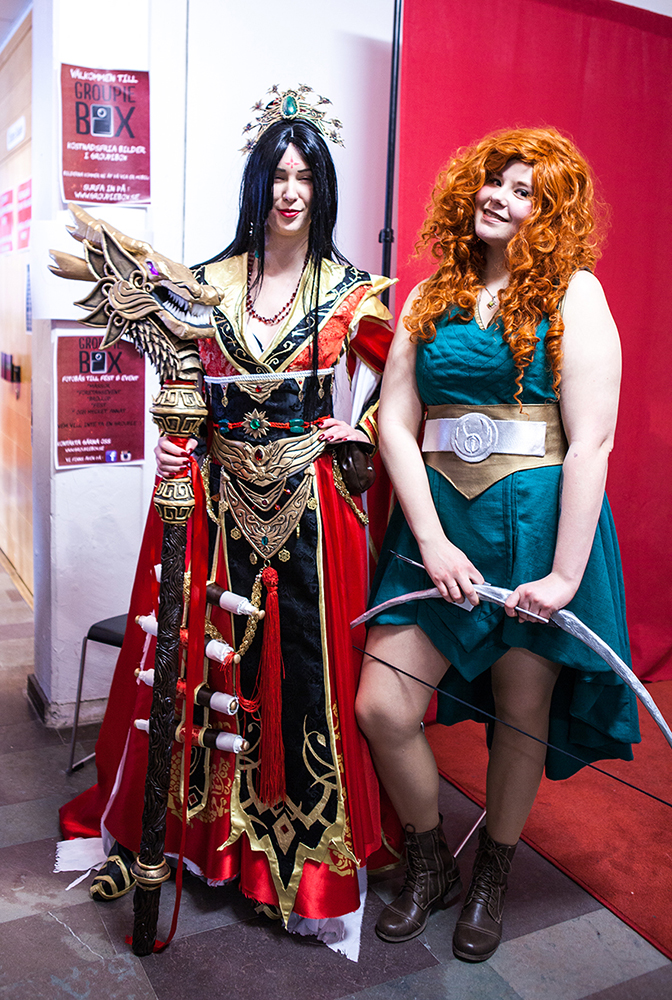 Brave and Li Ming cosplayer at Sci-Fi World