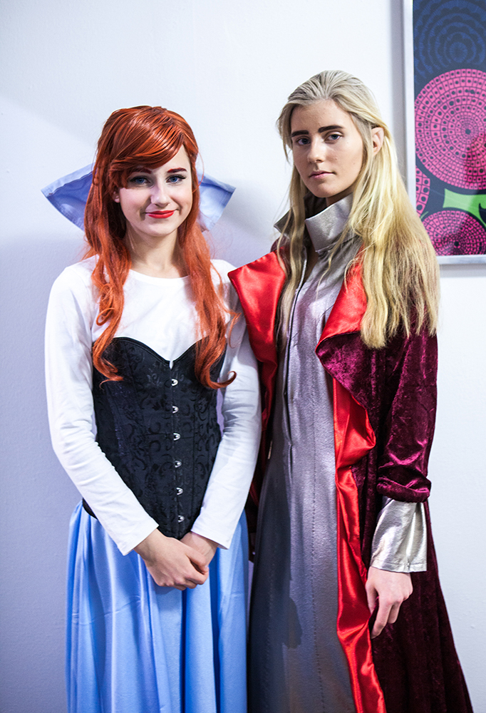 Cute Cosplayers at Sci-Fi World