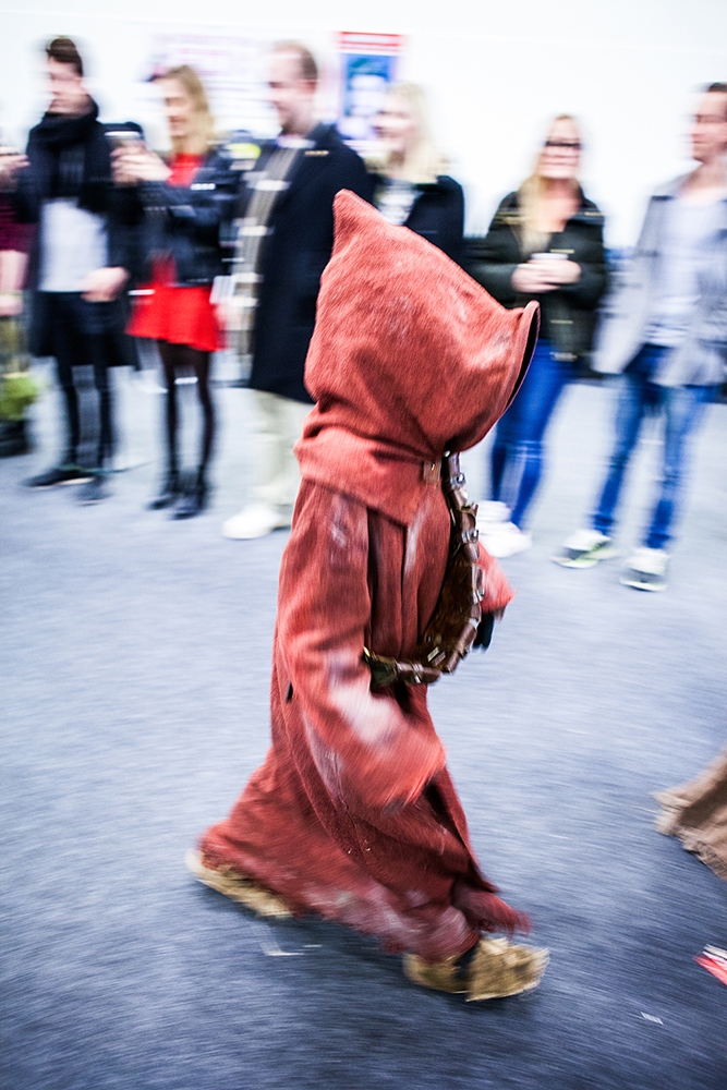 Jawa cosplay at Sci-Fi World