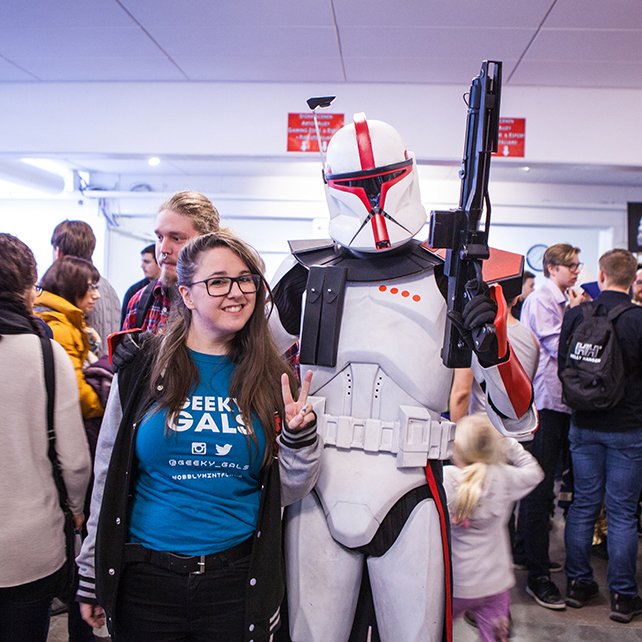 Jinn with clone trooper