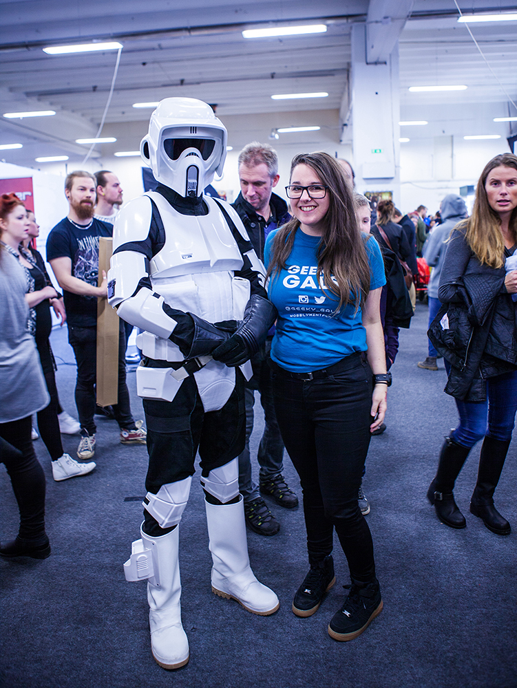 Jinn with scout trooper cosplayer
