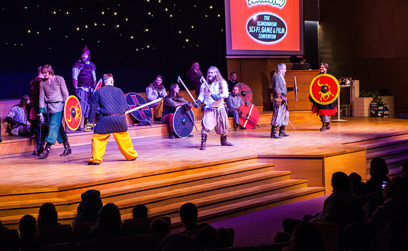 Viking demonstration at Sci-Fi World