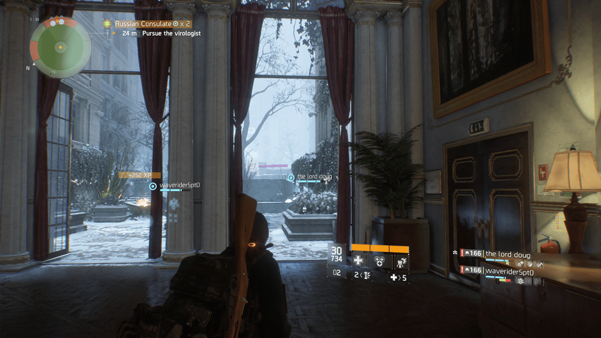 The Division Russian Consulate garden