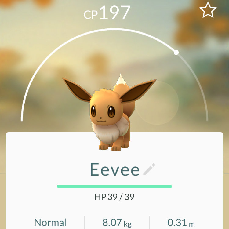 Eevee - Pokémon Go