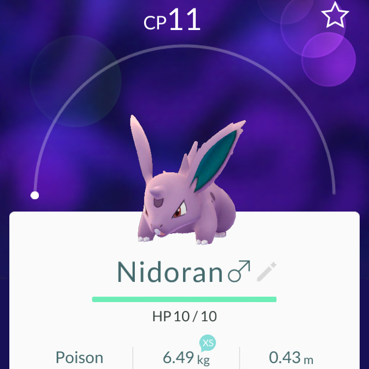 Nidoran male - Pokémon Go