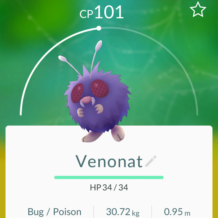 Venonat - Pokémon Go