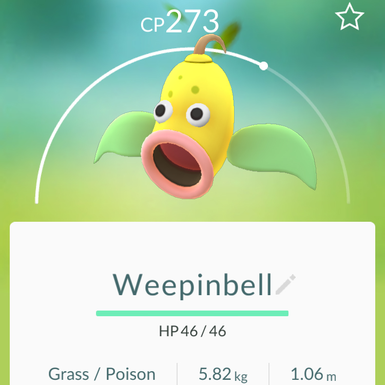 Weepinbell - Pokémon Go