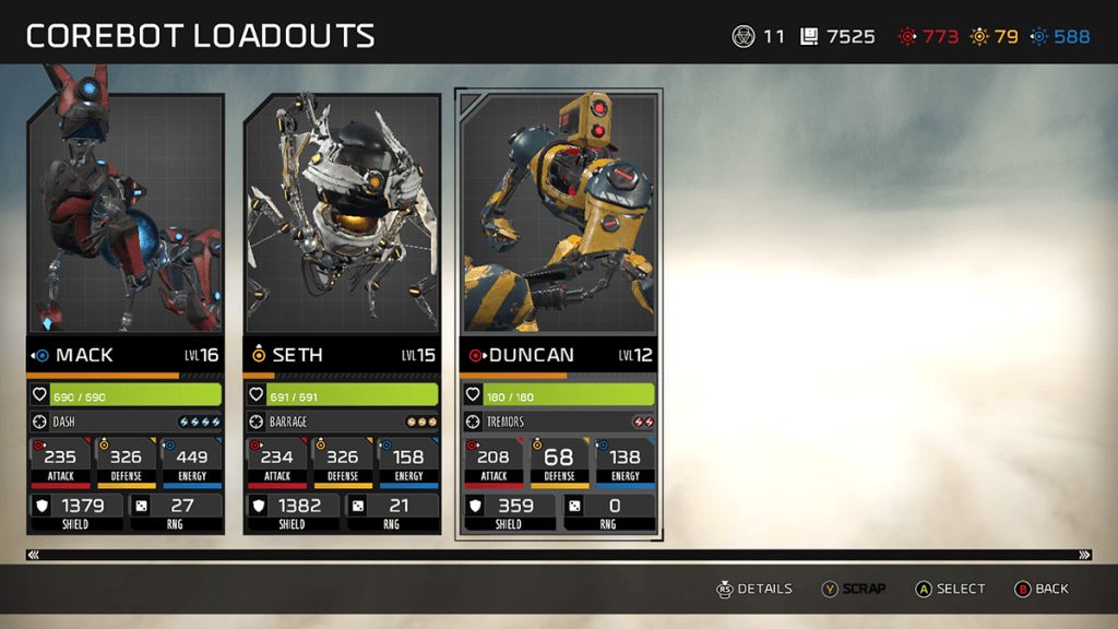 Corebot Loadouts – ReCore – GEEKY GALS