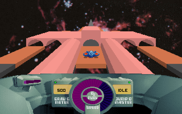 SkyRoads Crab Nebula fake tunnel