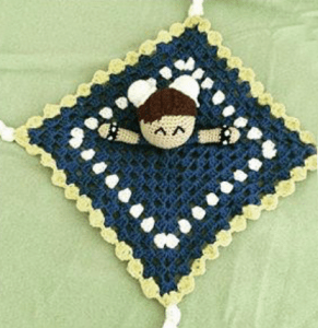 Chun-Li Amigurumi comfort blanket