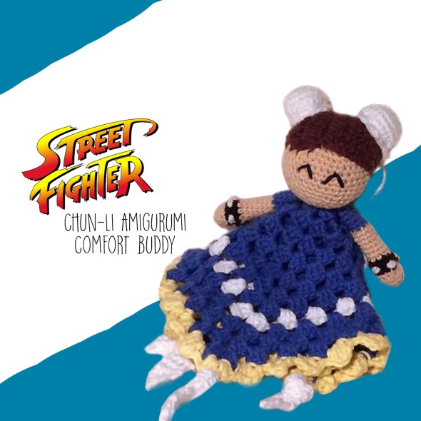 Street Fighter Chun-Li Amigurumi Comfort Buddy