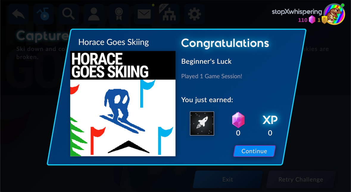 Antstream Arcade - Horace Goes Skiing