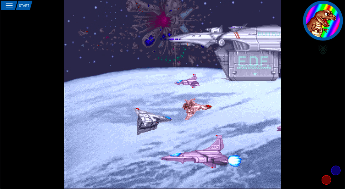 Anstream Arcade - E.D.F. Earth Defence Force Ending