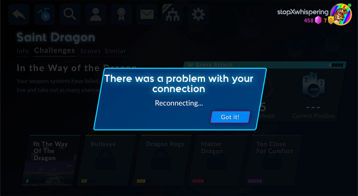 Antstream - Poor connection