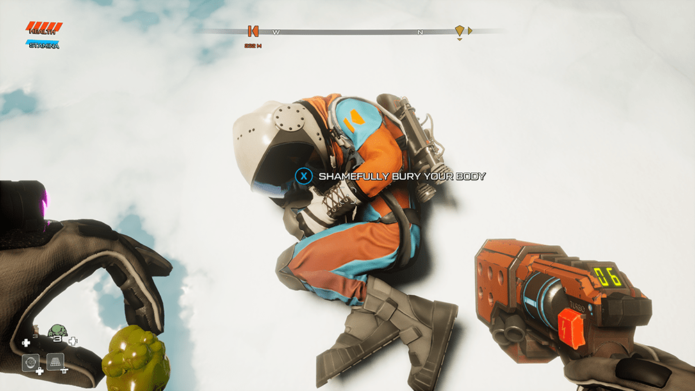 Journey to the Savage Planet - Shamefully bury your body!